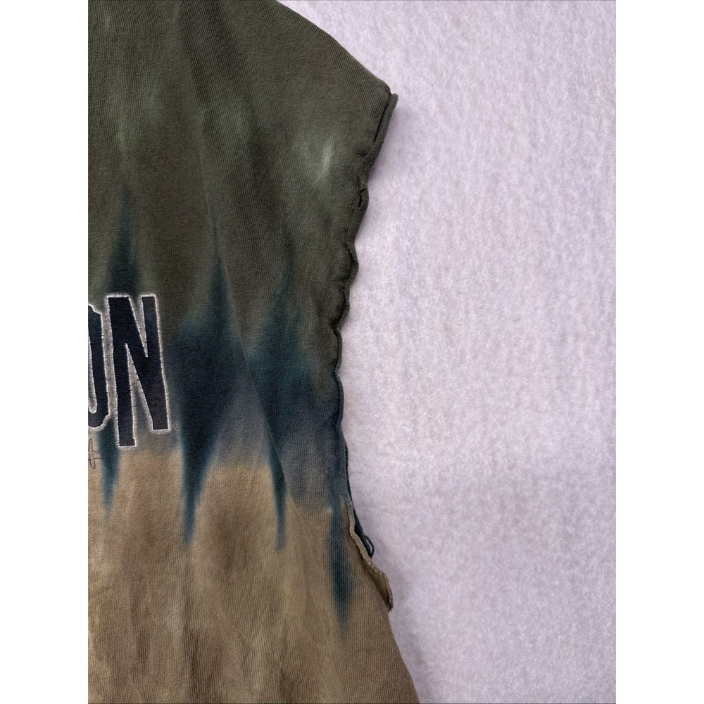 Harley-Davidson Gillette Wyoming Tie Dye Muscle Tee Mens 2XL Green R.K. Stratman - Picture 14 of 16